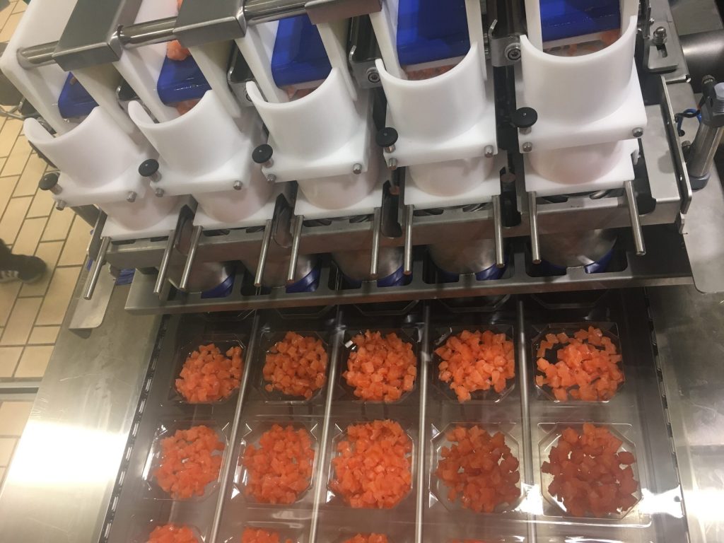 sermax weigma ishida multipond yamato cabinplant marel newtec induser yeray manter osg filpack multicabezal multihead weigher combination combinatory asociativa pesadora metal detectable pom FDA ITW food automation