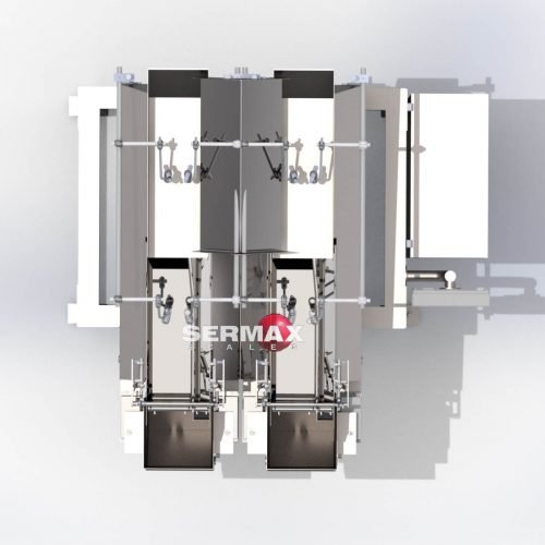 LWG-02 Pesadora Lineal a Vibración / 2 cabezales  / SERMAX®Hasta 20 Kg (14-20 dpm)