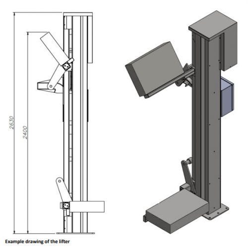 (EN) Column Lifter for trays SERMAX®